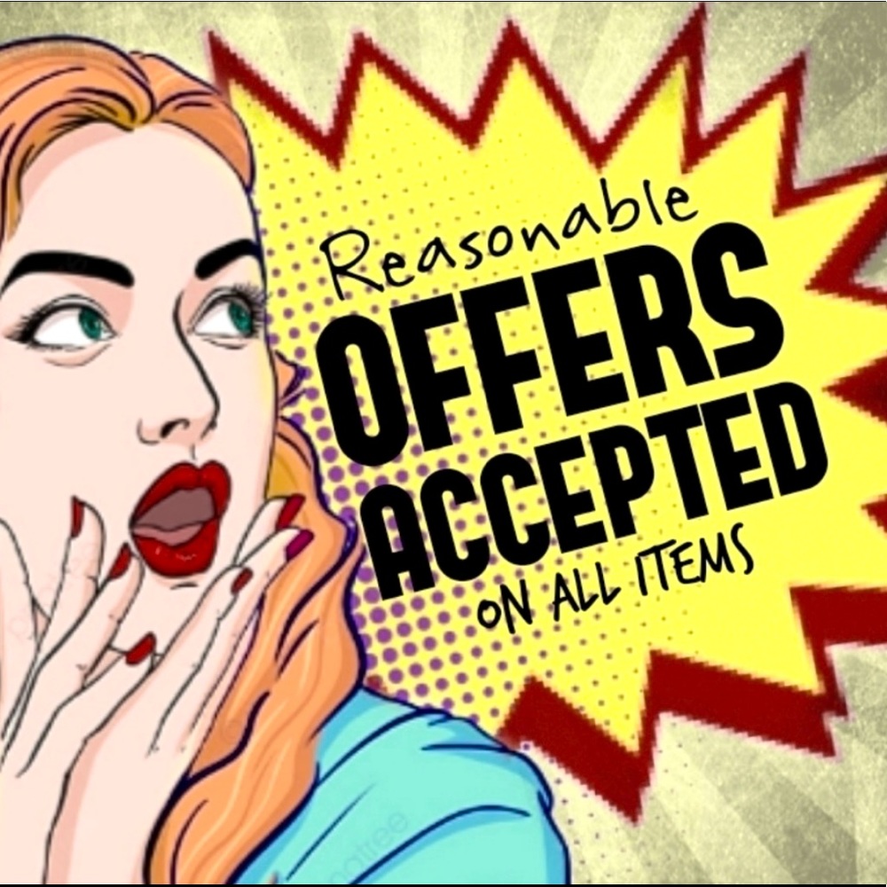All Offers Allowed! Welcome to my Posh Closet! Happy Poshing Everyone!